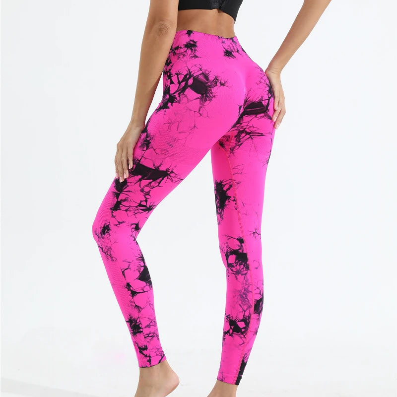 legging-sport-femme-rose