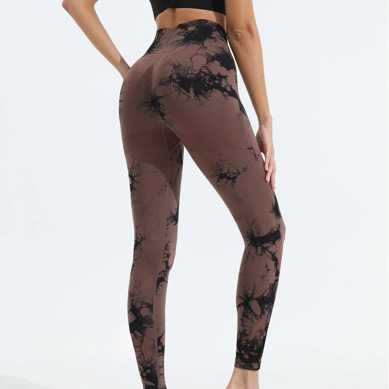legging-sport-femme-cafe
