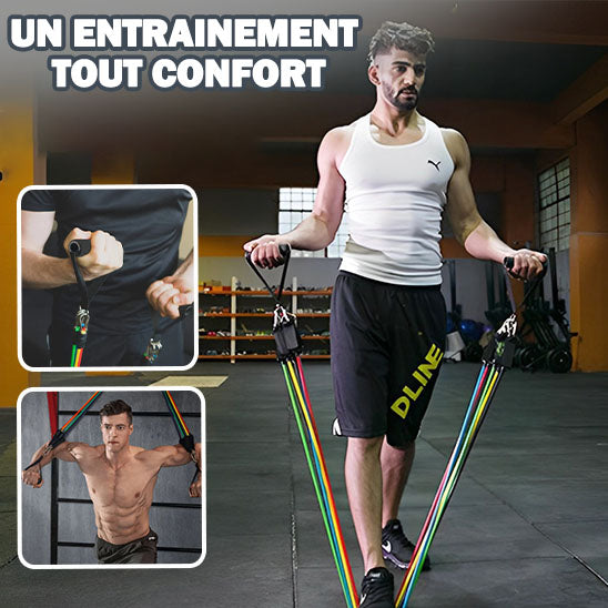 élastique-musculation-set