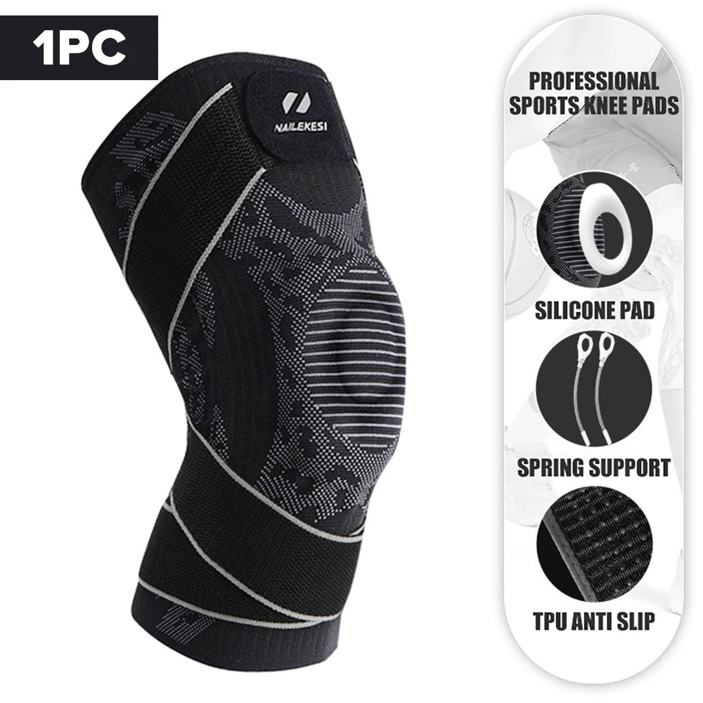 genouillere-pour-sport-noire
