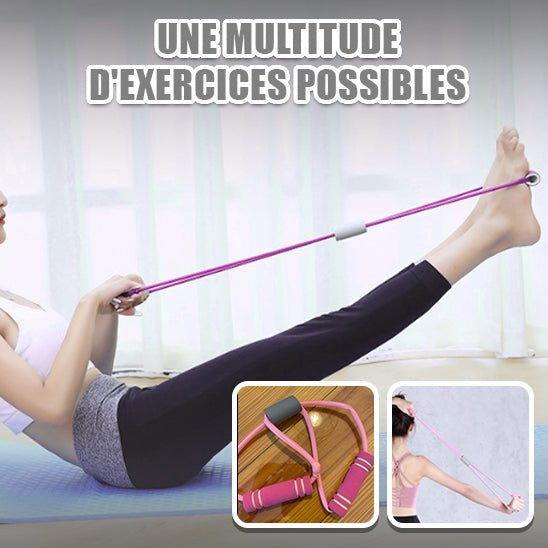 Bande de Résistance Avec Poignée : L'Accessoire Indispensable pour votre Fitness à Domicile - Sportsgear - Fit